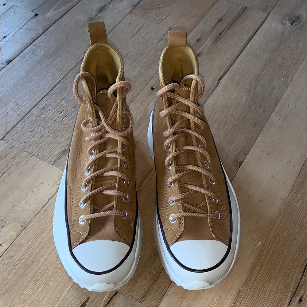 Converse Run Star Platform Suede high tops